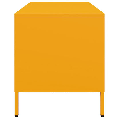 vidaXL TV Cabinet Mustard Yellow 68x39x43.5 cm Cold-rolled Steel