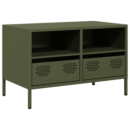 vidaXL TV Cabinet Olive Green 68x39x43.5 cm Cold-rolled Steel
