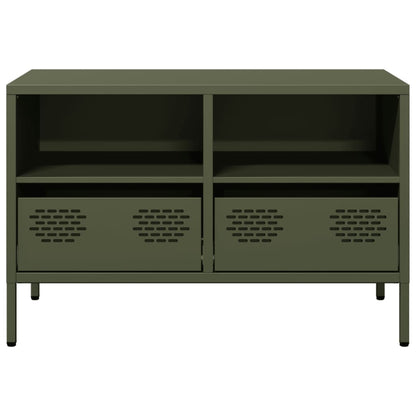 vidaXL TV Cabinet Olive Green 68x39x43.5 cm Cold-rolled Steel