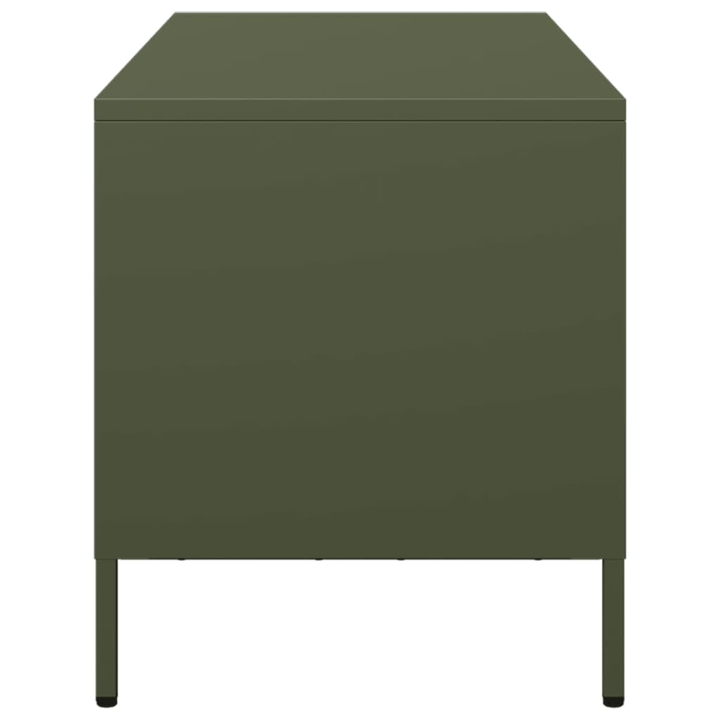vidaXL TV Cabinet Olive Green 68x39x43.5 cm Cold-rolled Steel
