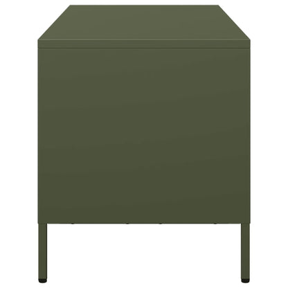 vidaXL TV Cabinet Olive Green 68x39x43.5 cm Cold-rolled Steel