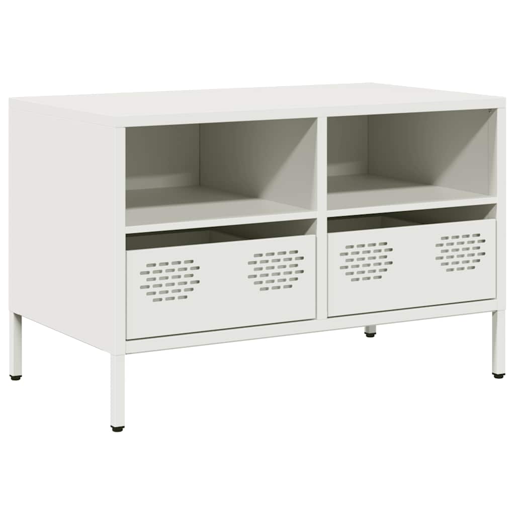 vidaXL TV Cabinet White 68x39x43.5 cm Cold-rolled Steel
