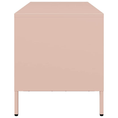 vidaXL TV Cabinet Pink 101.5x39x43.5 cm Cold-rolled Steel