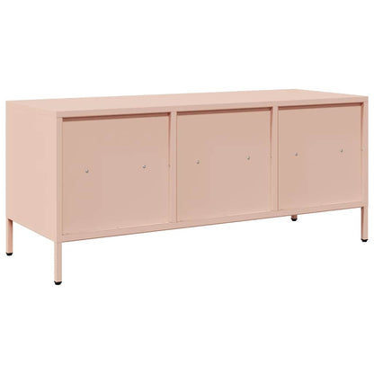 vidaXL TV Cabinet Pink 101.5x39x43.5 cm Cold-rolled Steel