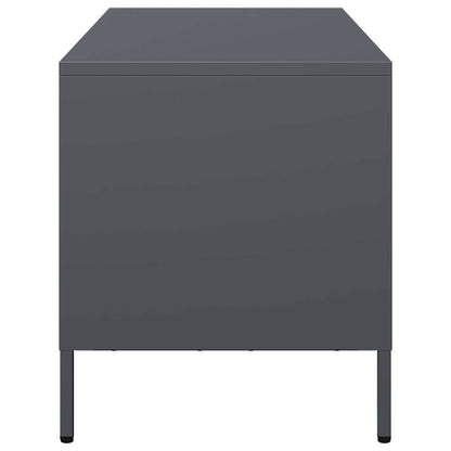 vidaXL TV Cabinet Anthracite 101.5x39x43.5 cm Cold-rolled Steel