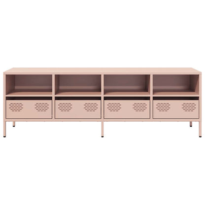 vidaXL TV Cabinet Pink 135x39x43.5 cm Cold-rolled Steel
