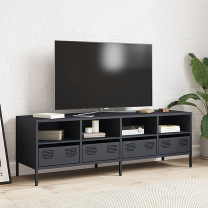 vidaXL TV Cabinet Anthracite 135x39x43,5 cm Cold-rolled Steel