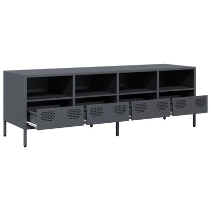 vidaXL TV Cabinet Anthracite 135x39x43,5 cm Cold-rolled Steel