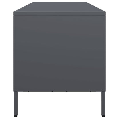 vidaXL TV Cabinet Anthracite 135x39x43.5 cm Cold-rolled Steel