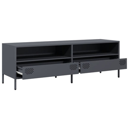 vidaXL TV Cabinet Anthracite 135x39x43.5 cm Cold-rolled Steel