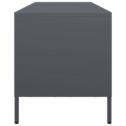 vidaXL TV Cabinet Anthracite 135x39x43.5 cm Cold-rolled Steel