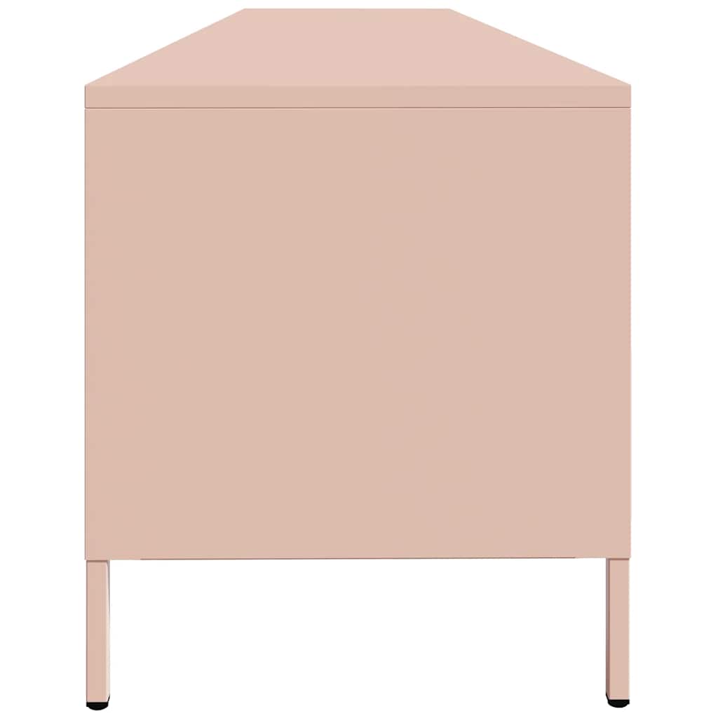 vidaXL TV Cabinet Pink 202x39x43.5 cm Cold-rolled Steel