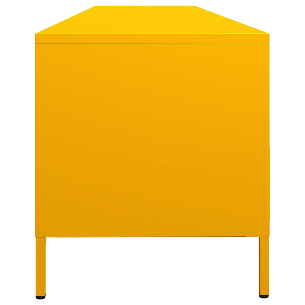 vidaXL TV Cabinet Mustard Yellow 202x39x43,5 cm Cold-rolled Steel