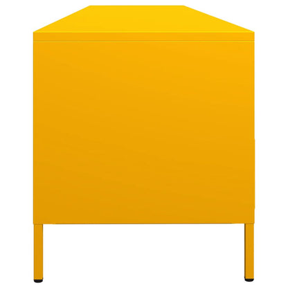 vidaXL TV Cabinet Mustard Yellow 202x39x43,5 cm Cold-rolled Steel