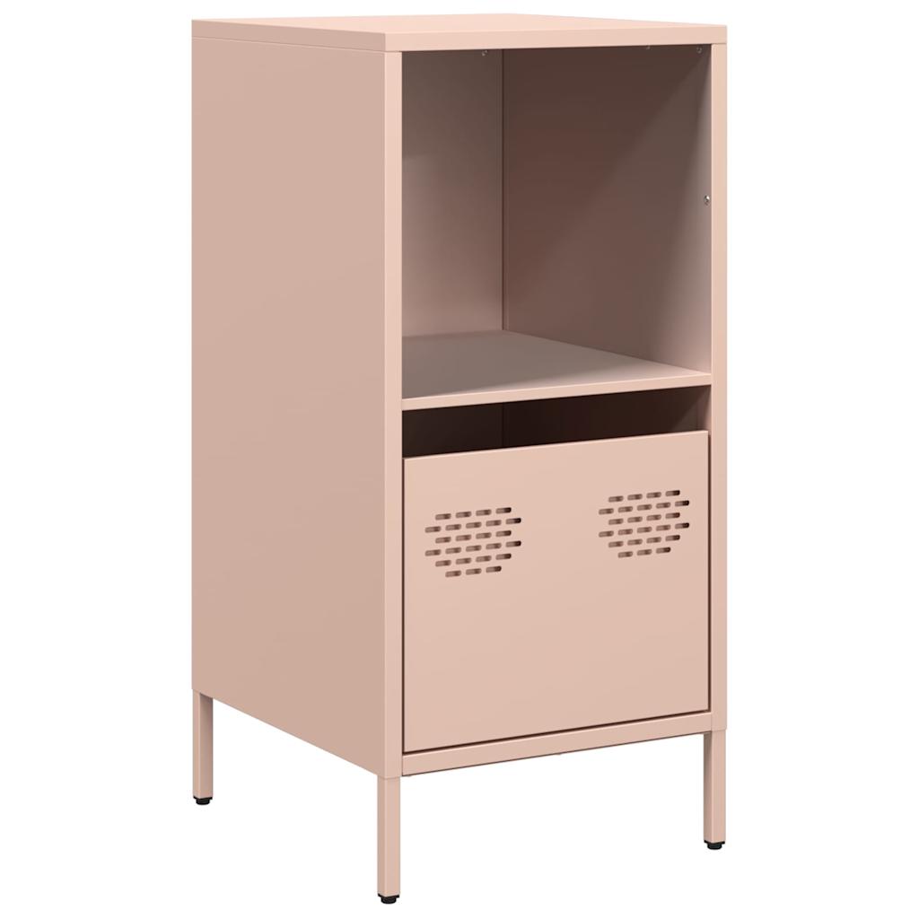 vidaXL Sideboard Pink 35x39x73,5 cm Cold-rolled Steel