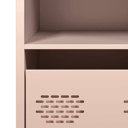 vidaXL Sideboard Pink 35x39x73,5 cm Cold-rolled Steel