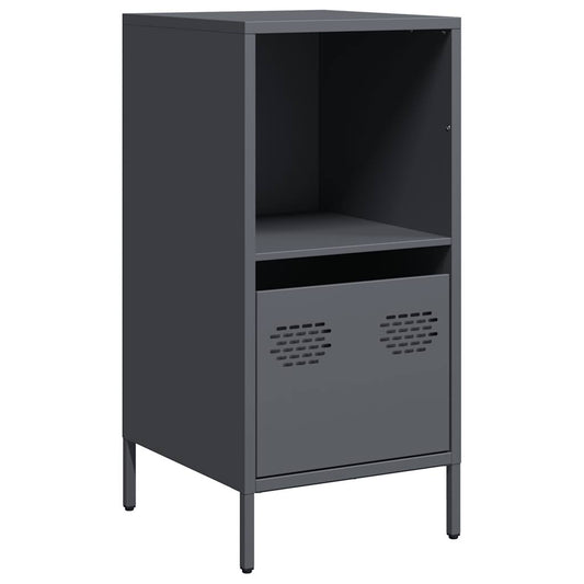 vidaXL Sideboard Anthracite 35x39x73,5 cm Cold-rolled Steel