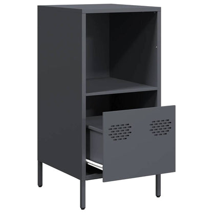 vidaXL Sideboard Anthracite 35x39x73,5 cm Cold-rolled Steel