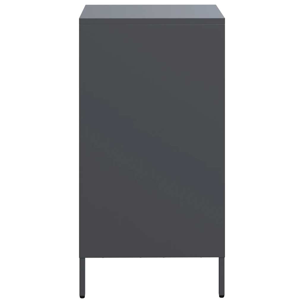 vidaXL Sideboard Anthracite 35x39x73,5 cm Cold-rolled Steel
