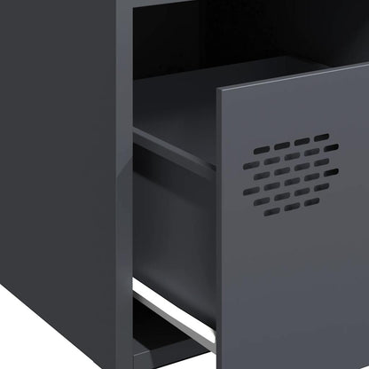 vidaXL Sideboard Anthracite 35x39x73,5 cm Cold-rolled Steel