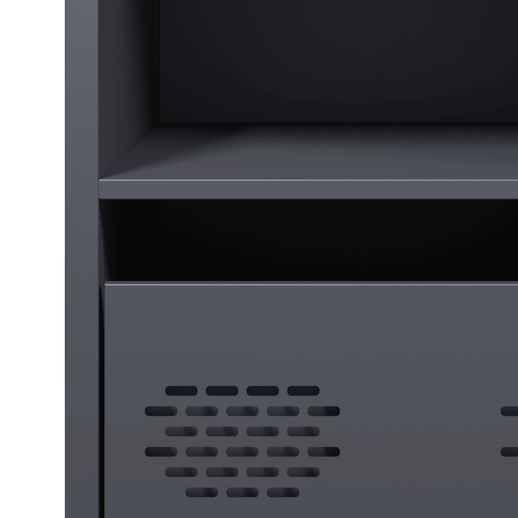 vidaXL Sideboard Anthracite 35x39x73,5 cm Cold-rolled Steel