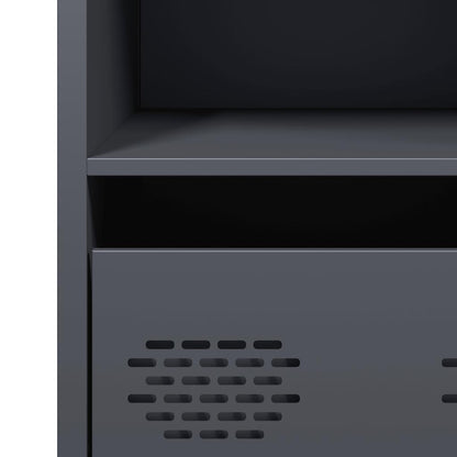 vidaXL Sideboard Anthracite 35x39x73,5 cm Cold-rolled Steel