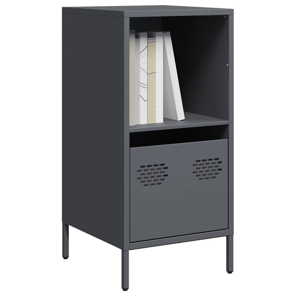 vidaXL Sideboard Anthracite 35x39x73,5 cm Cold-rolled Steel