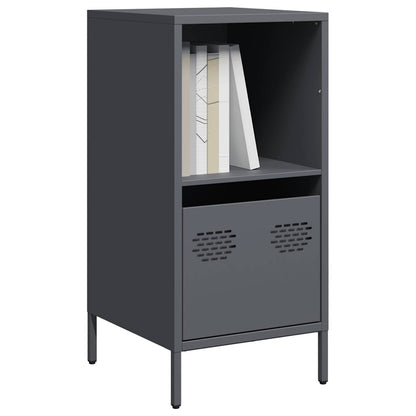 vidaXL Sideboard Anthracite 35x39x73,5 cm Cold-rolled Steel