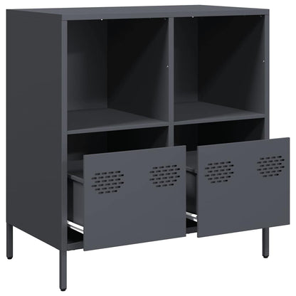 vidaXL Sideboard Anthracite 68x39x73,5 cm Cold-rolled Steel