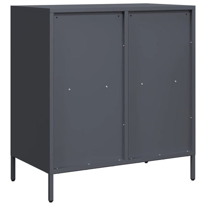 vidaXL Sideboard Anthracite 68x39x73,5 cm Cold-rolled Steel