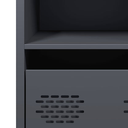 vidaXL Sideboard Anthracite 68x39x73,5 cm Cold-rolled Steel
