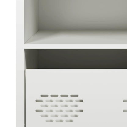 vidaXL Sideboard White 68x39x73,5 cm Cold-rolled Steel