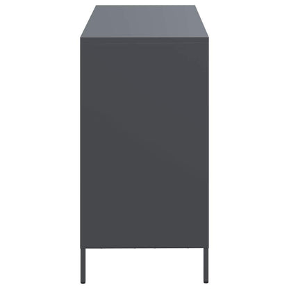 vidaXL Sideboard Anthracite 101.5x39x73.5 cm Cold-rolled Steel