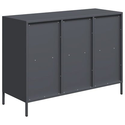 vidaXL Sideboard Anthracite 101,5x39x73,5 cm Cold-rolled Steel