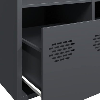 vidaXL Sideboard Anthracite 101,5x39x73,5 cm Cold-rolled Steel
