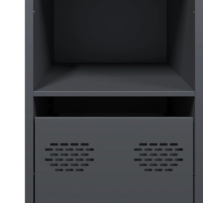 vidaXL Sideboard Anthracite 101,5x39x73,5 cm Cold-rolled Steel