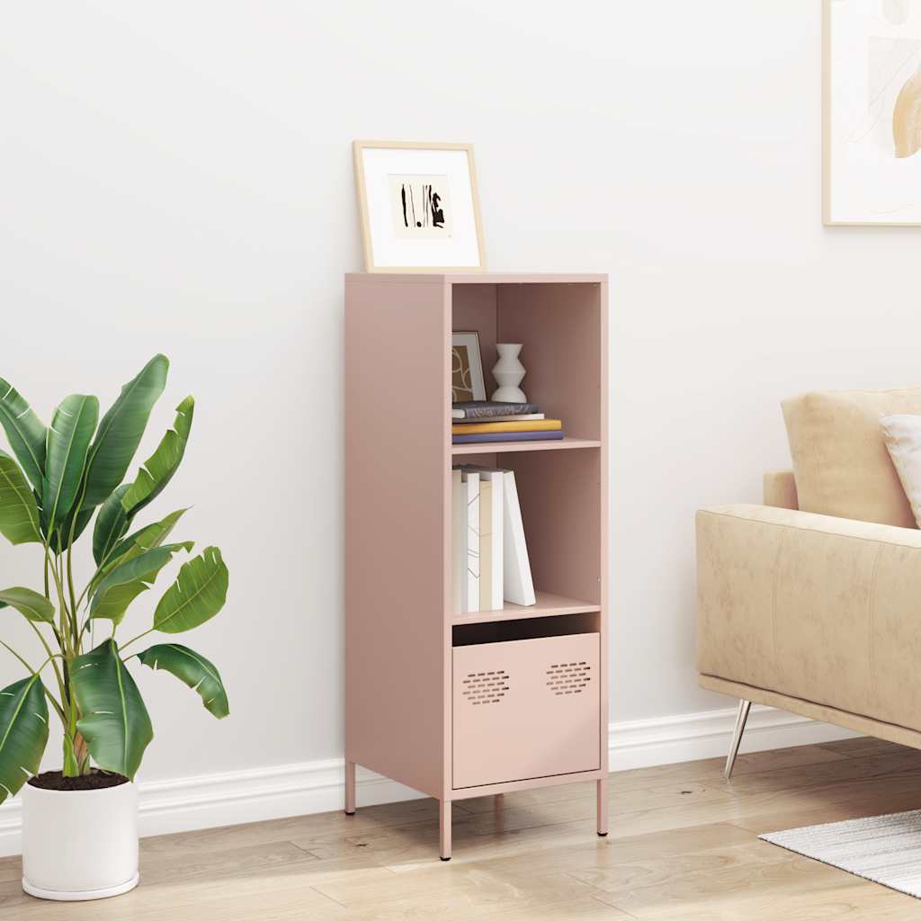 vidaXL Highboard Pink 35x39x103,5 cm Steel