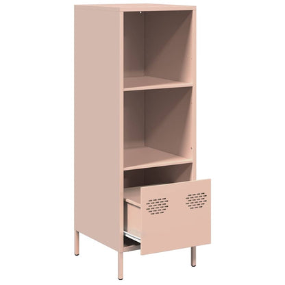 vidaXL Highboard Pink 35x39x103,5 cm Steel