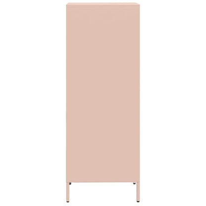 vidaXL Highboard Pink 35x39x103,5 cm Steel