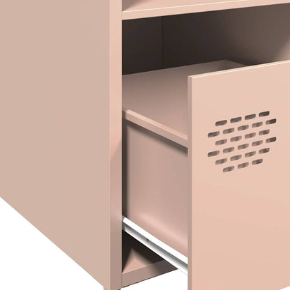 vidaXL Highboard Pink 35x39x103,5 cm Steel