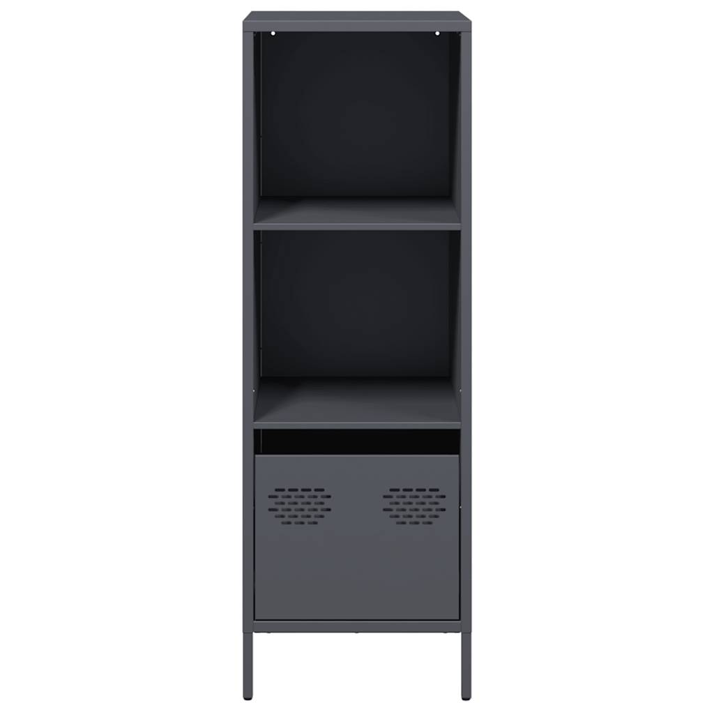 vidaXL Highboard Anthracite 35x39x103.5 cm Steel
