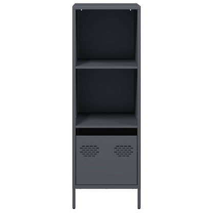 vidaXL Highboard Anthracite 35x39x103.5 cm Steel