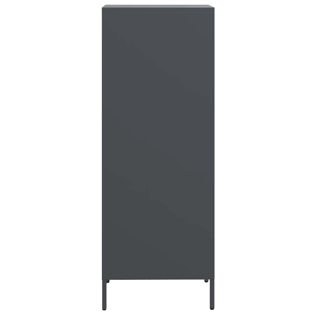 vidaXL Highboard Anthracite 35x39x103.5 cm Steel