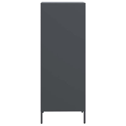 vidaXL Highboard Anthracite 35x39x103.5 cm Steel