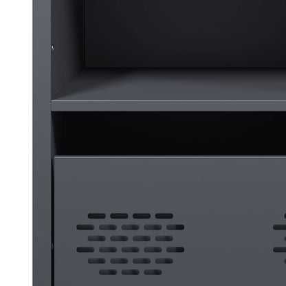 vidaXL Highboard Anthracite 35x39x103.5 cm Steel