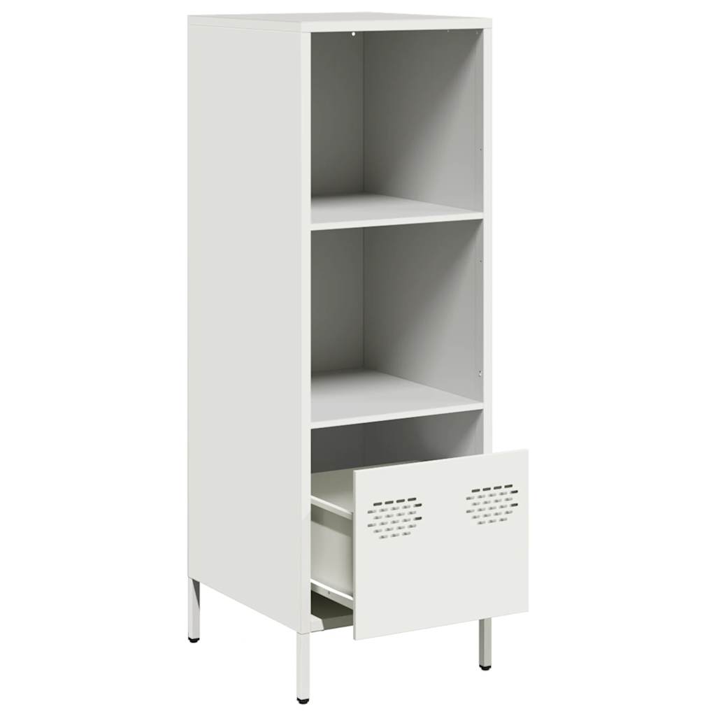 vidaXL Highboard White 35x39x103,5 cm Steel