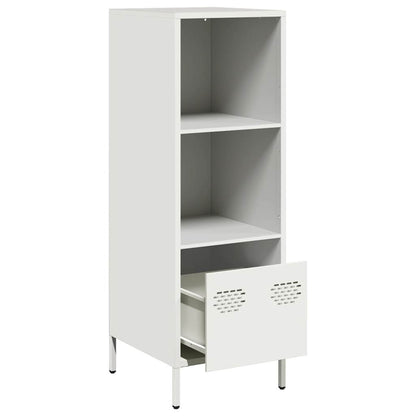 vidaXL Highboard White 35x39x103,5 cm Steel