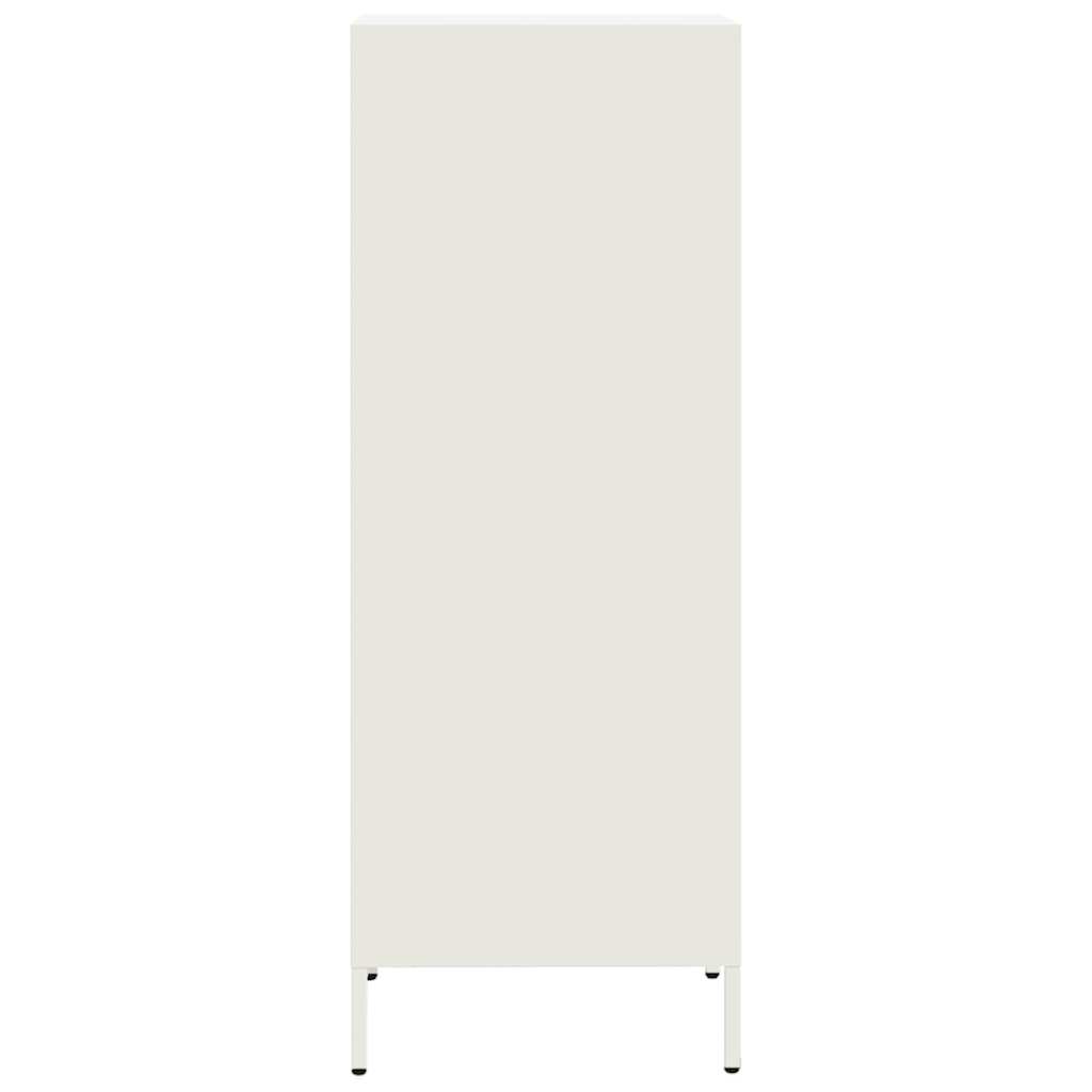 vidaXL Highboard White 35x39x103,5 cm Steel