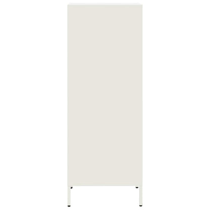 vidaXL Highboard White 35x39x103,5 cm Steel