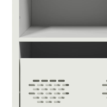 vidaXL Highboard White 35x39x103,5 cm Steel